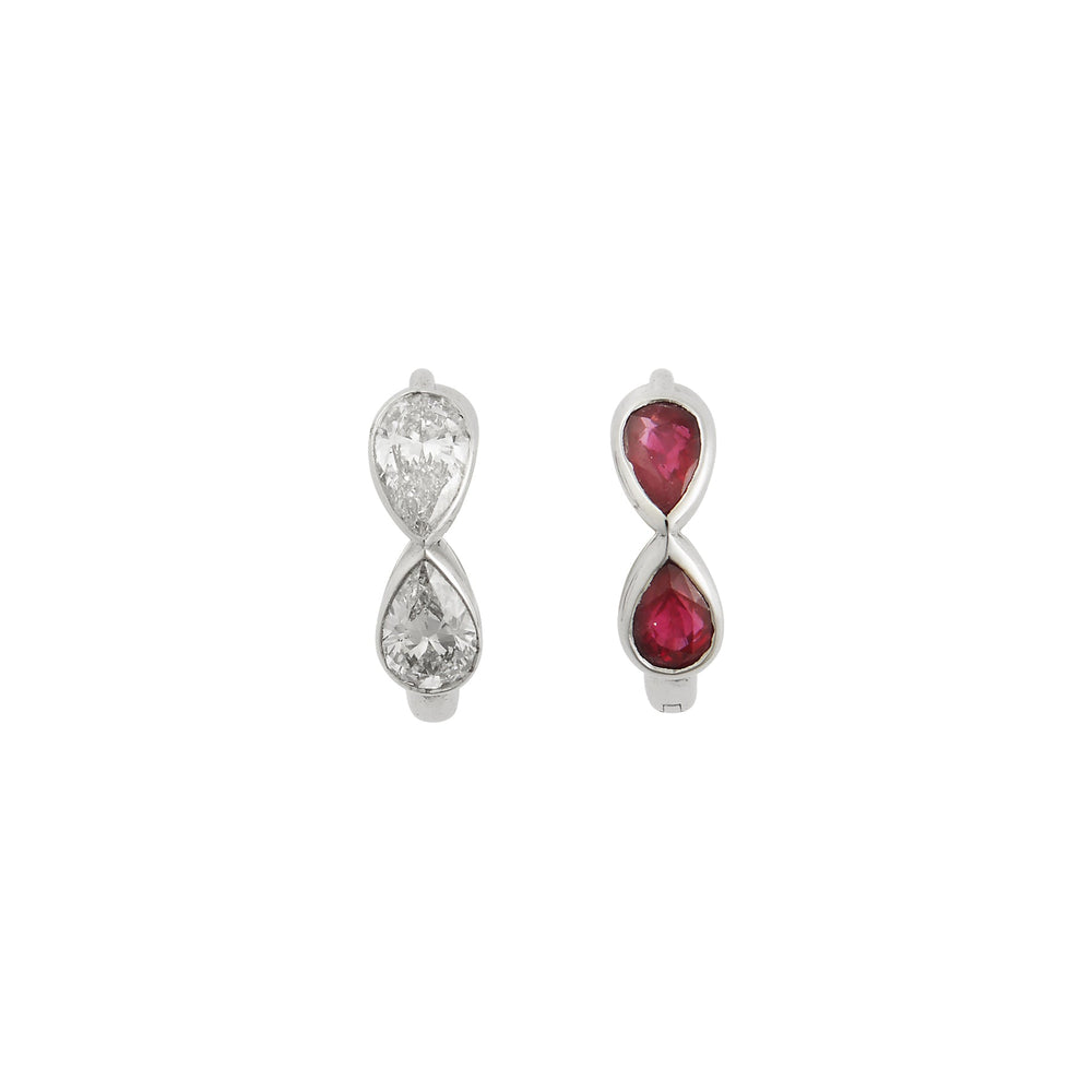 Echo Pear Mini Hoops W - D - RU - Classic - Ileana Makri