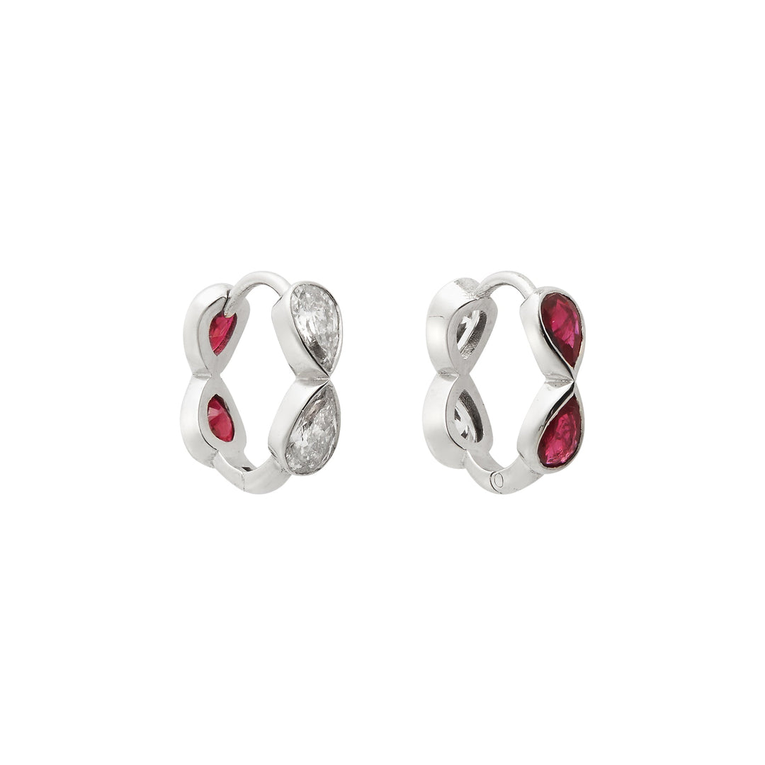 Echo Pear Mini Hoops W - D - RU - Classic - Ileana Makri