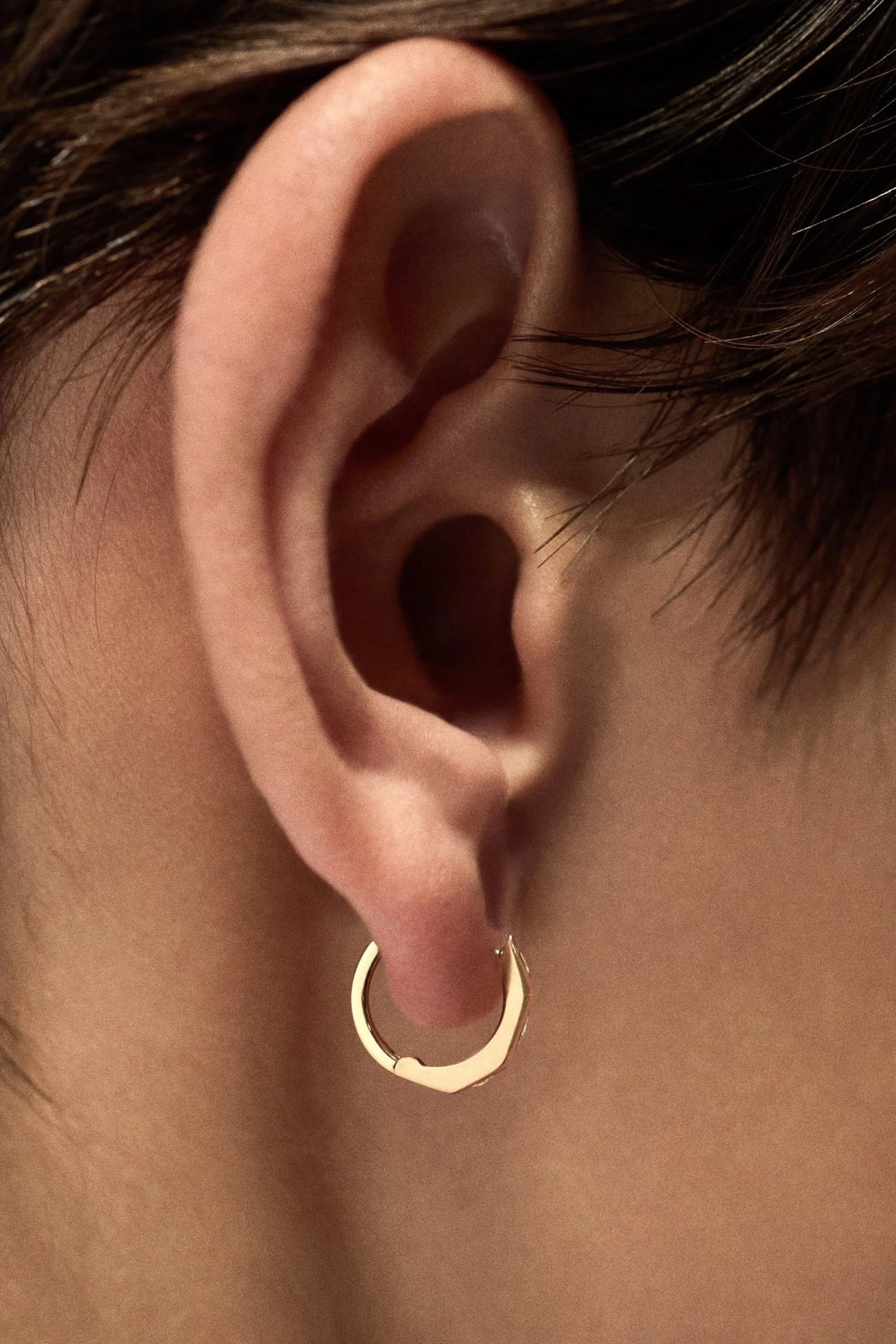 Ecrou Polished Earring Diamonds (Small) - Marie Lichtenberg - Ileana Makri