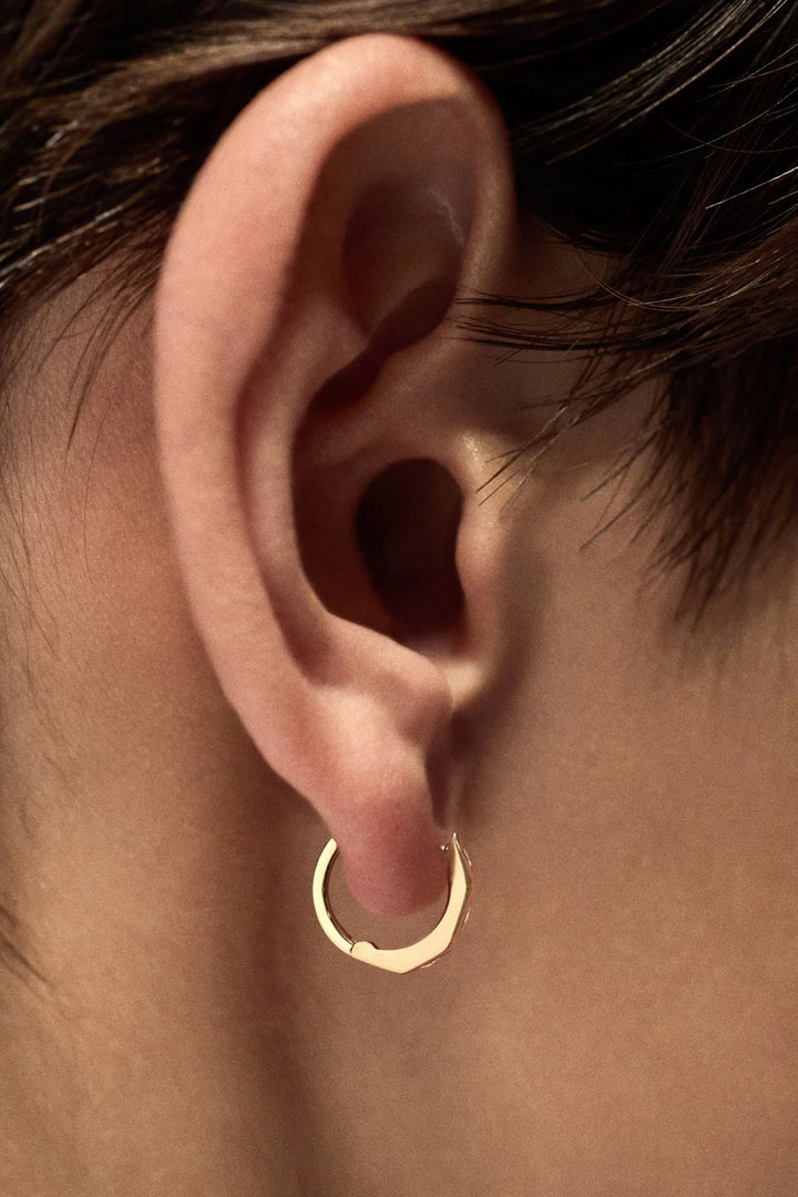 Ecrou Polished Earring Diamonds (Small) - Marie Lichtenberg - Ileana Makri