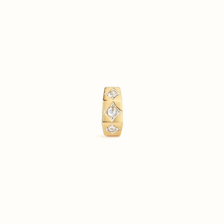 Ecrou Polished Earring Diamonds (Small) - Marie Lichtenberg - Ileana Makri