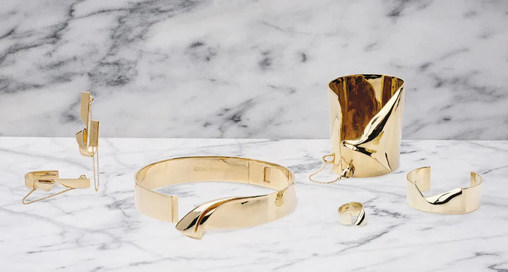 Large Folded Cuff, EBorgo-Bracelets, Ileana Makri
