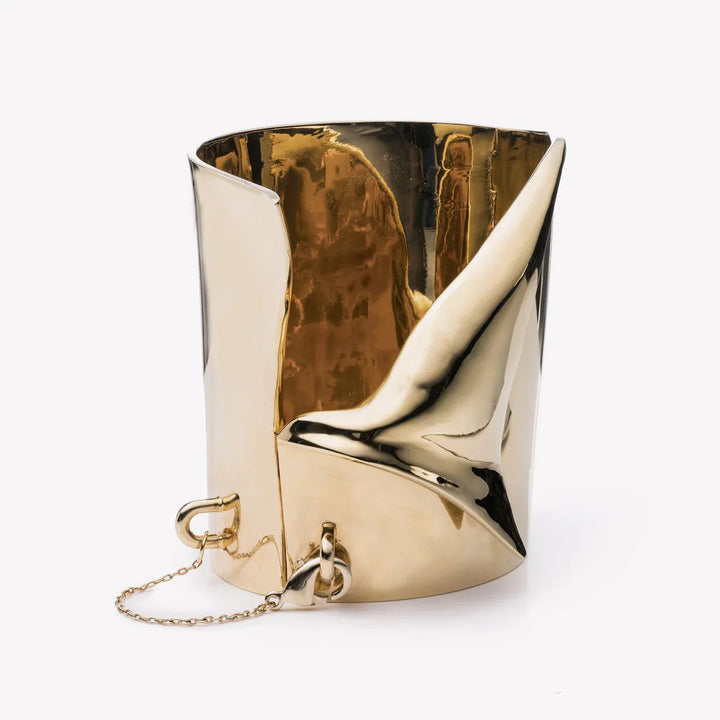 Large Folded Cuff, EBorgo-Bracelets, Ileana Makri