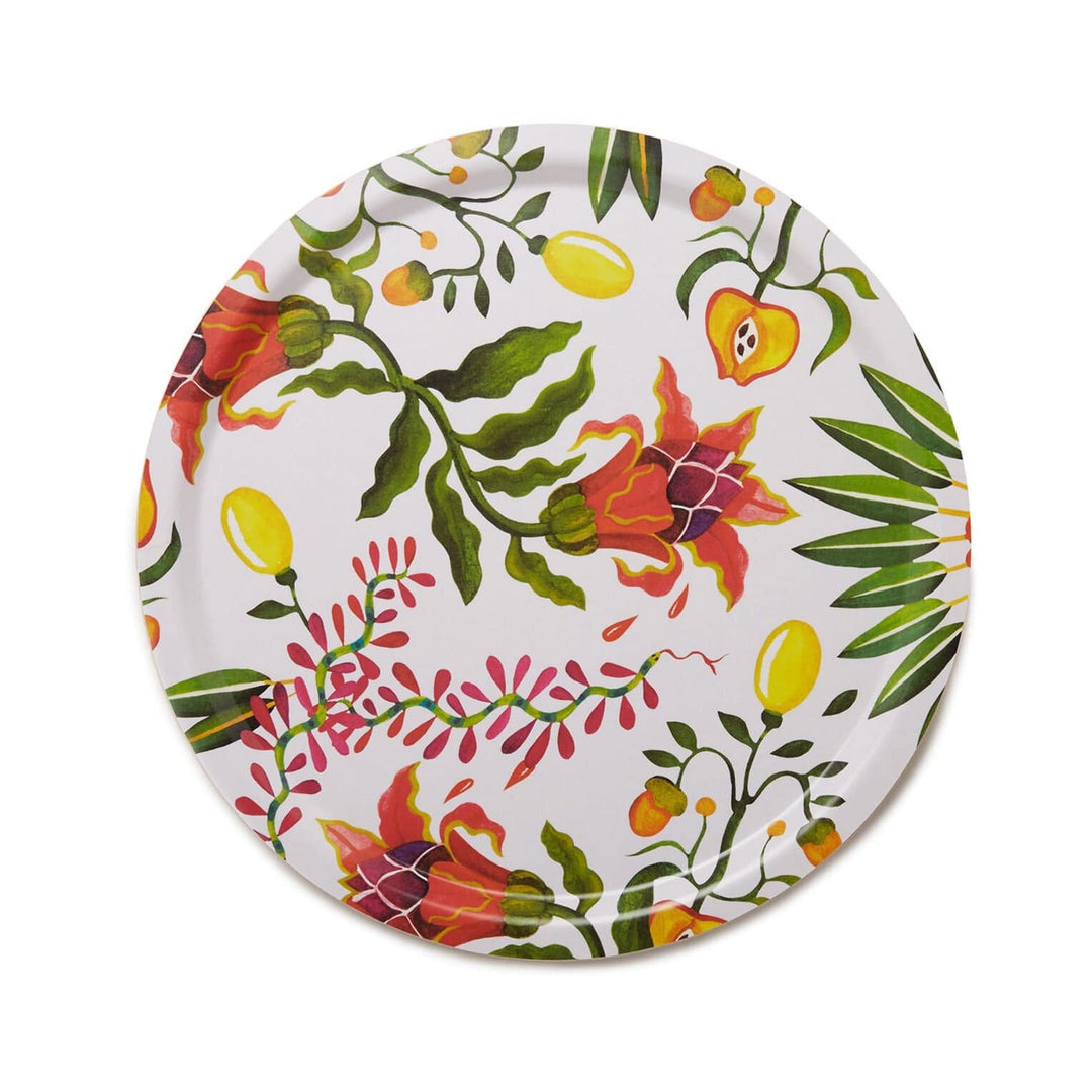 Eden Round Printed Tray - La Double J Home - Ileana Makri