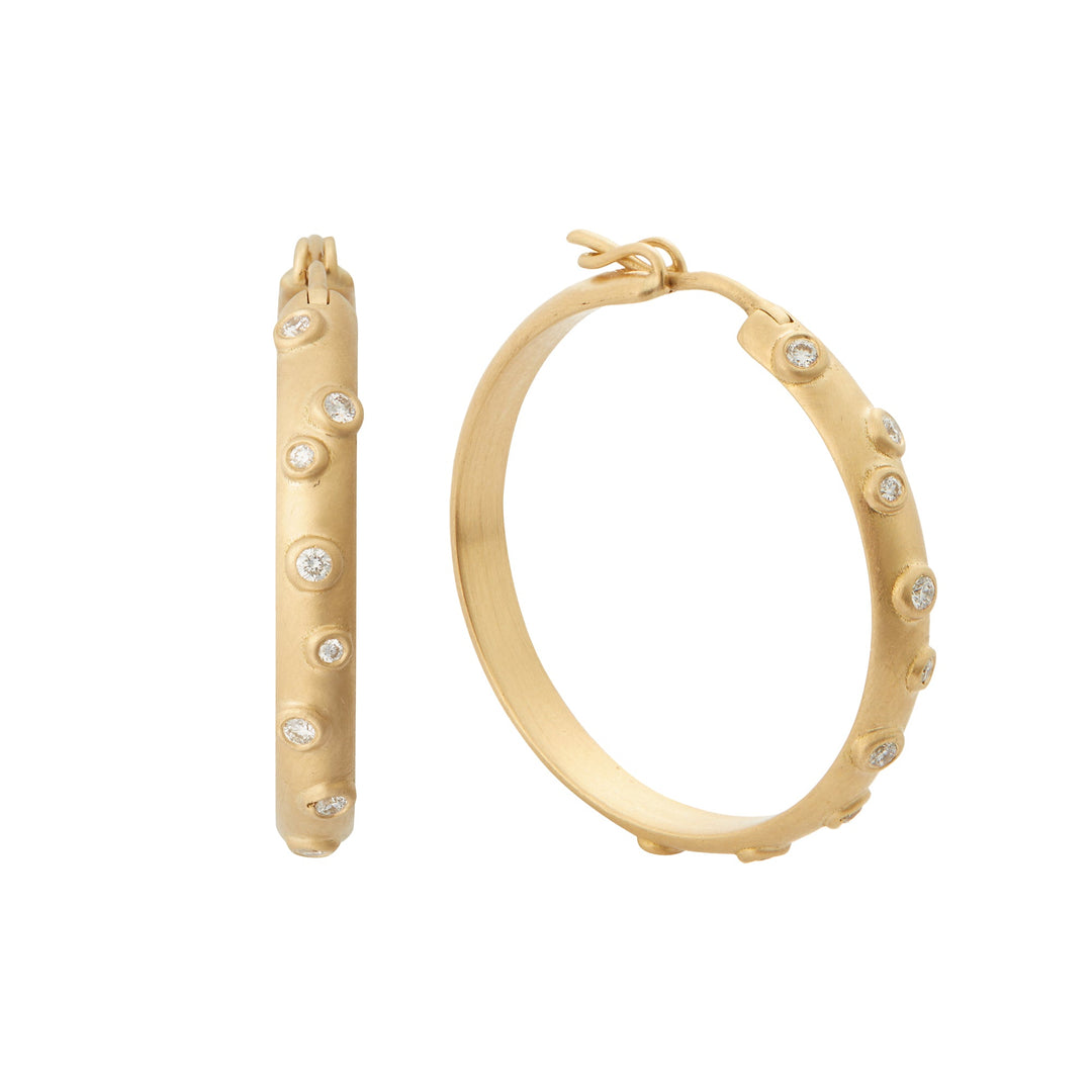 Effervescence Large Hoop Earrings - Fête - Ileana Makri