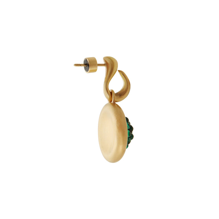 Emerald Caviar Earrings Small - Fête - Ileana Makri