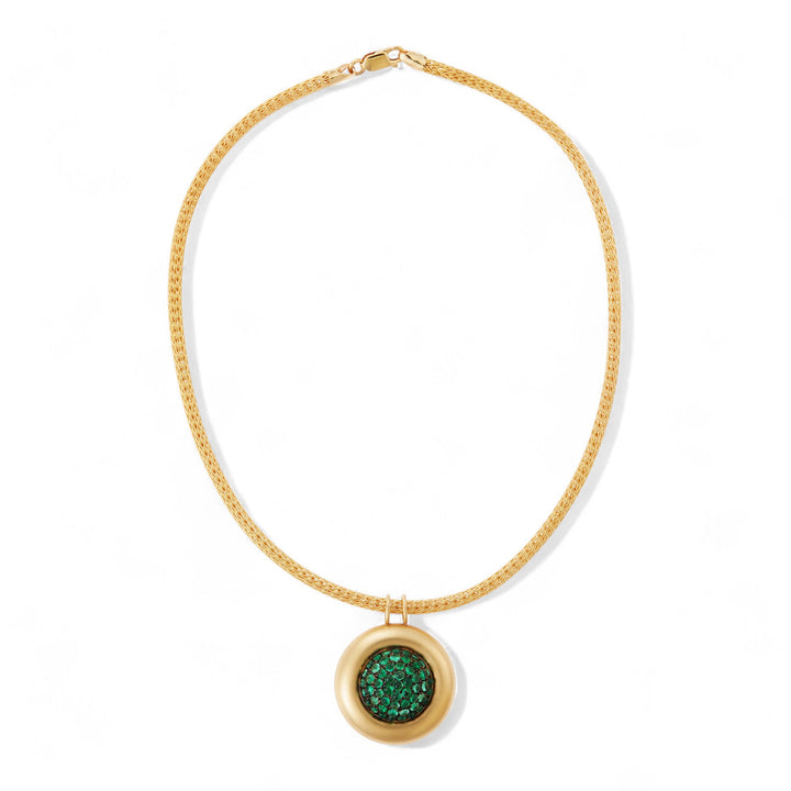 Emerald Caviar Necklace - Fête - Ileana Makri