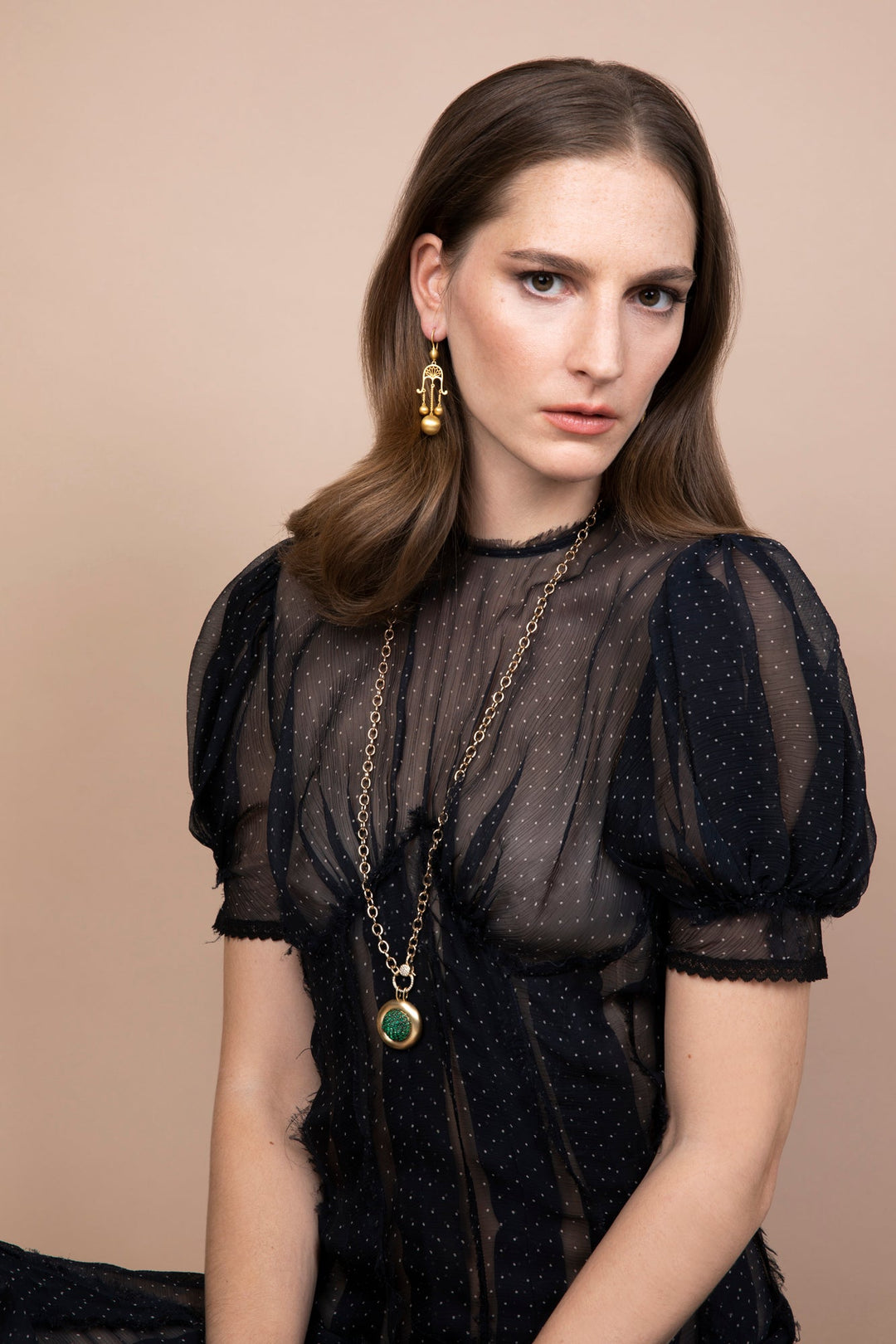 Emerald Caviar Pendant - Fête - Ileana Makri