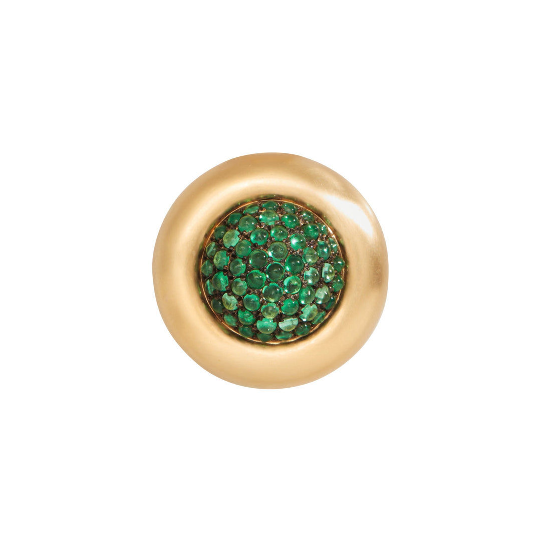 Emerald Caviar Ring - Fête - Ileana Makri