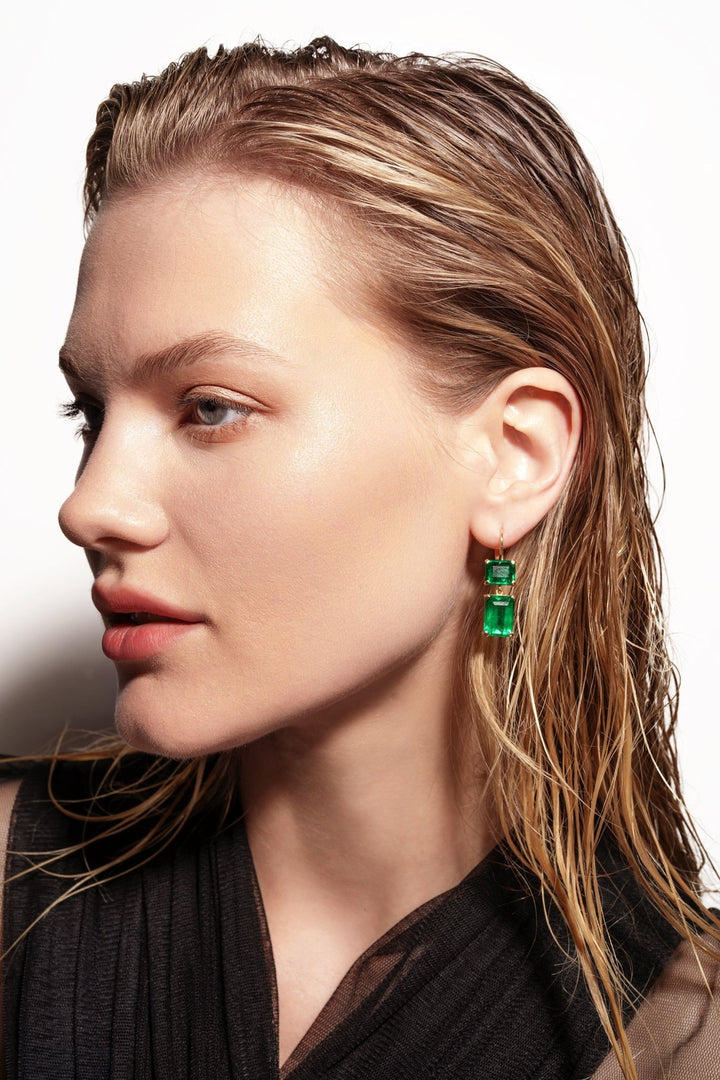 Emerald Dream Earrings - OAK - Archive - Ileana Makri