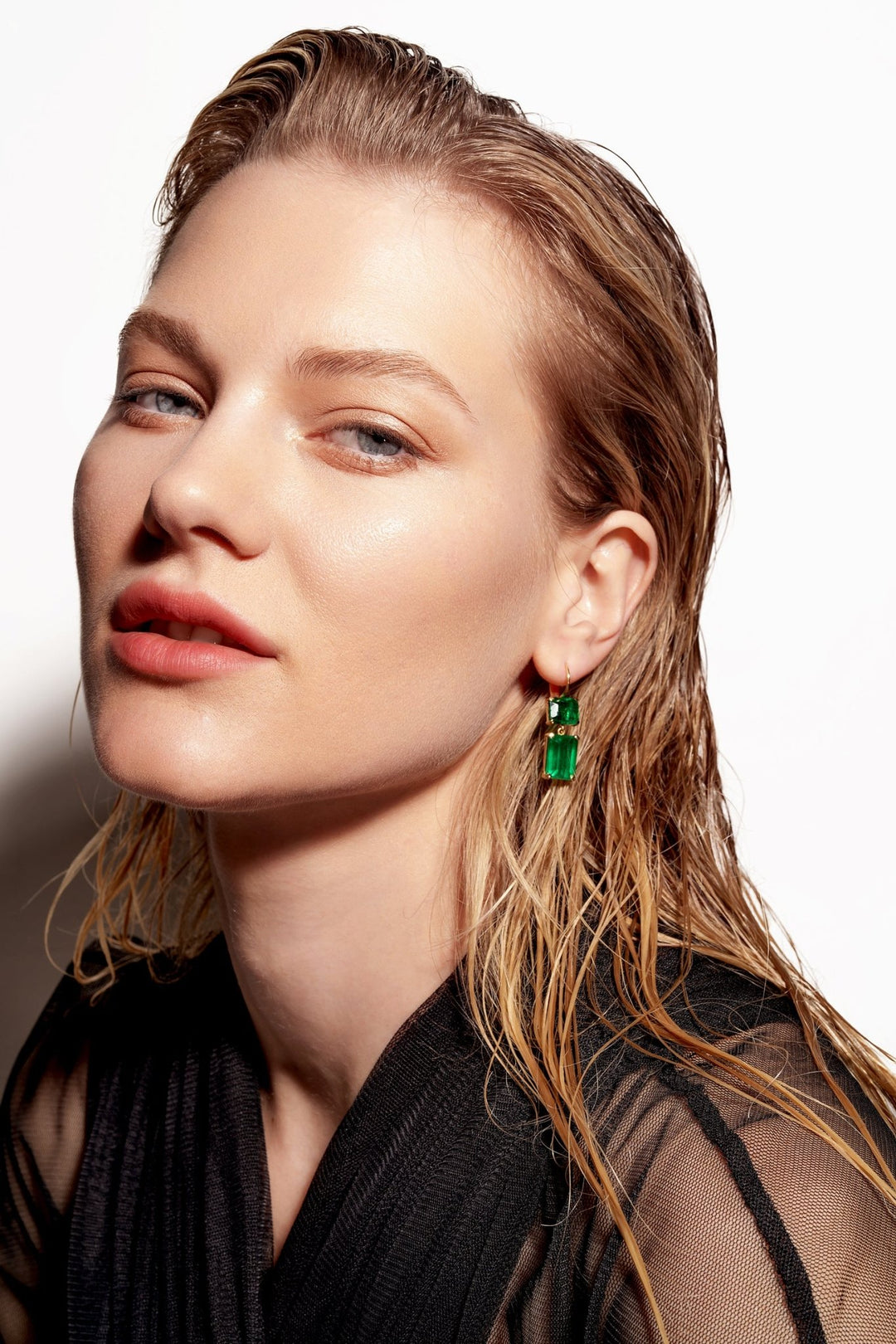 Emerald Dream Earrings - OAK - Archive - Ileana Makri