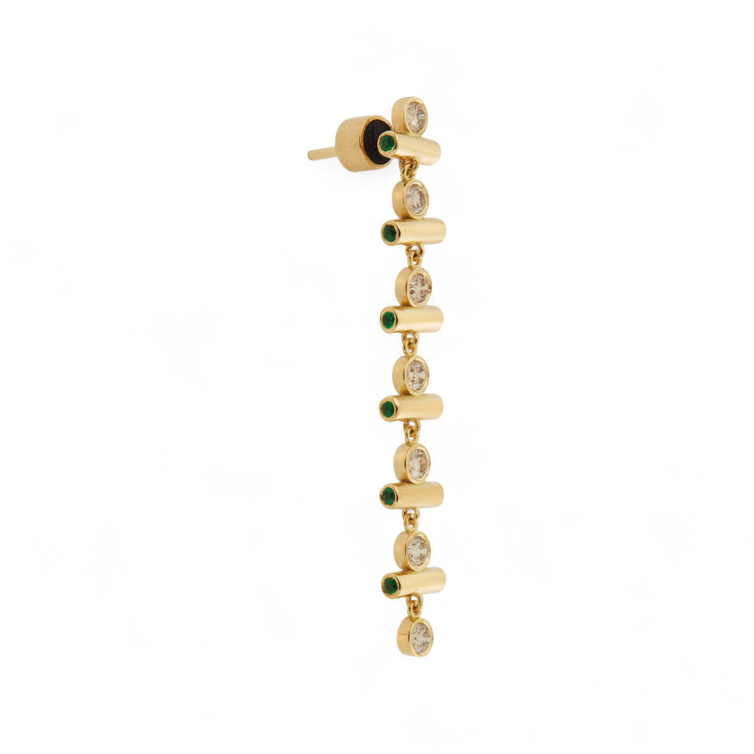Emerald Edge Long Earrings - Revolve - Ileana Makri