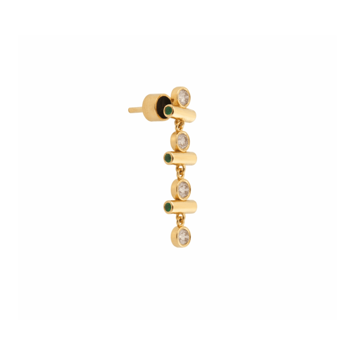Emerald Edge Short Earrings - Revolve - Ileana Makri