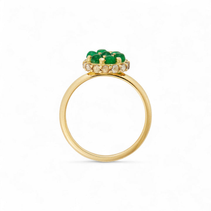 Emerald Mini Spin Ring - Revolve - Ileana Makri