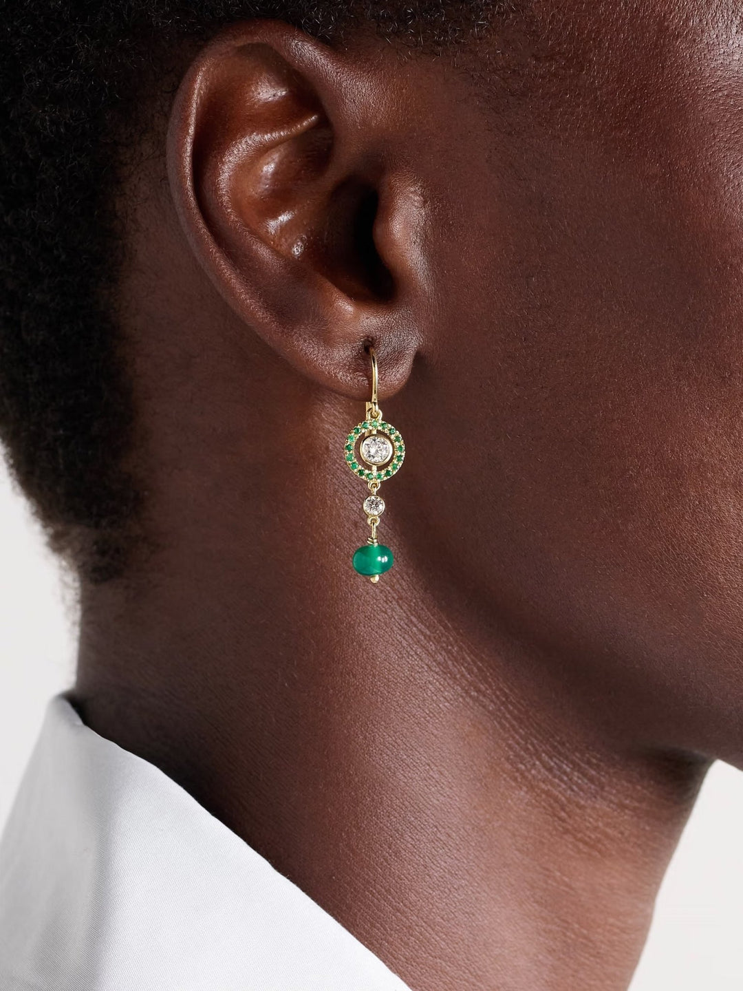 Emerald Orbit Drops - Revolve - Ileana Makri