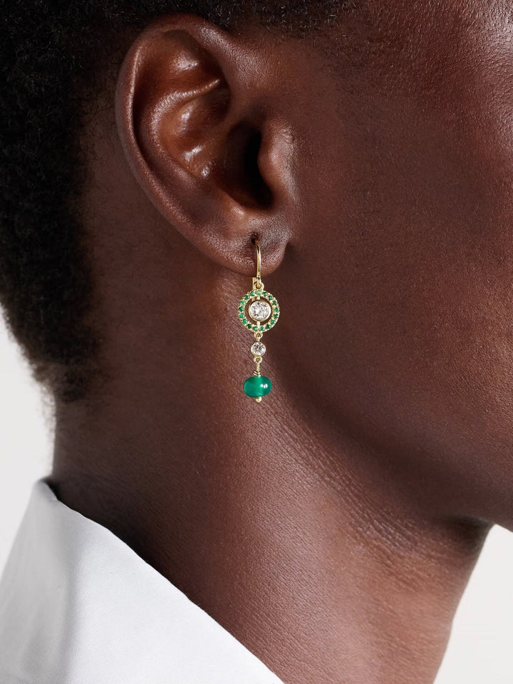 Emerald Orbit Drops - Revolve - Ileana Makri