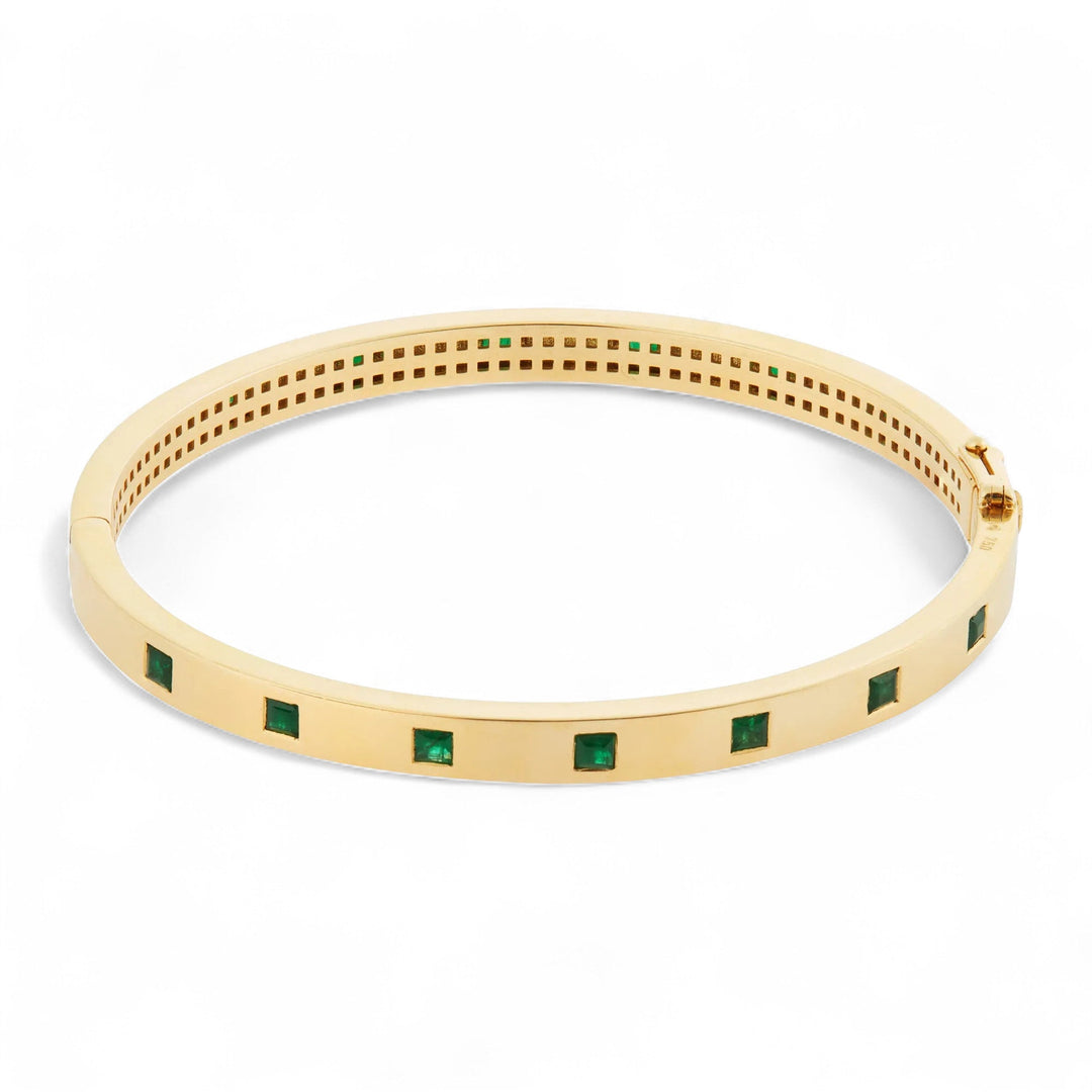 Emerald Princess Bangle - Tile - Ileana Makri