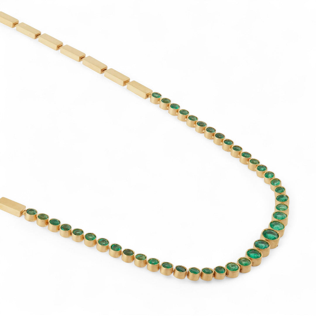 Emerald River Necklace - Cascade - Ileana Makri