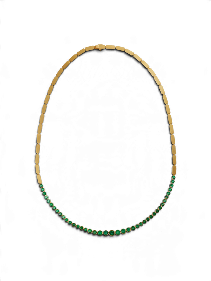 Emerald River Necklace - Cascade - Ileana Makri
