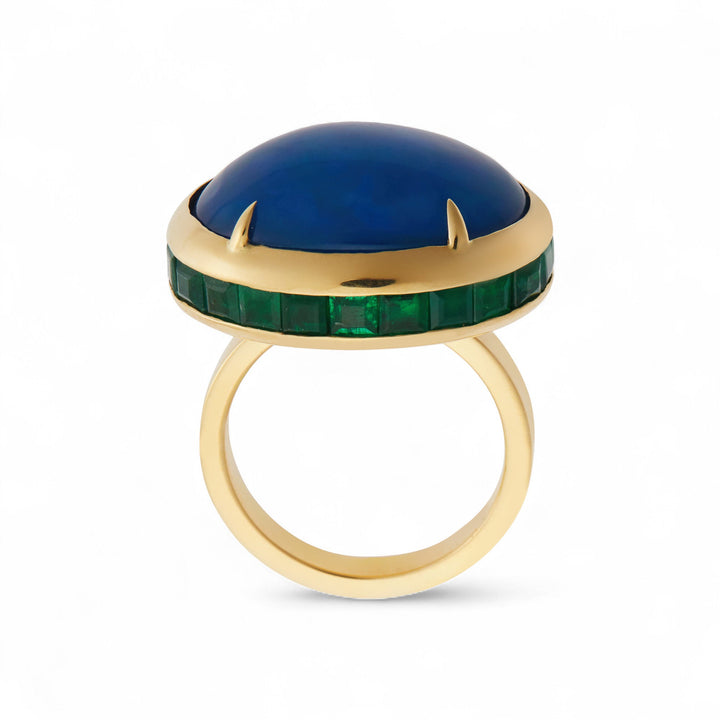 Emerald Sea Ring - OAK - Archive - Ileana Makri
