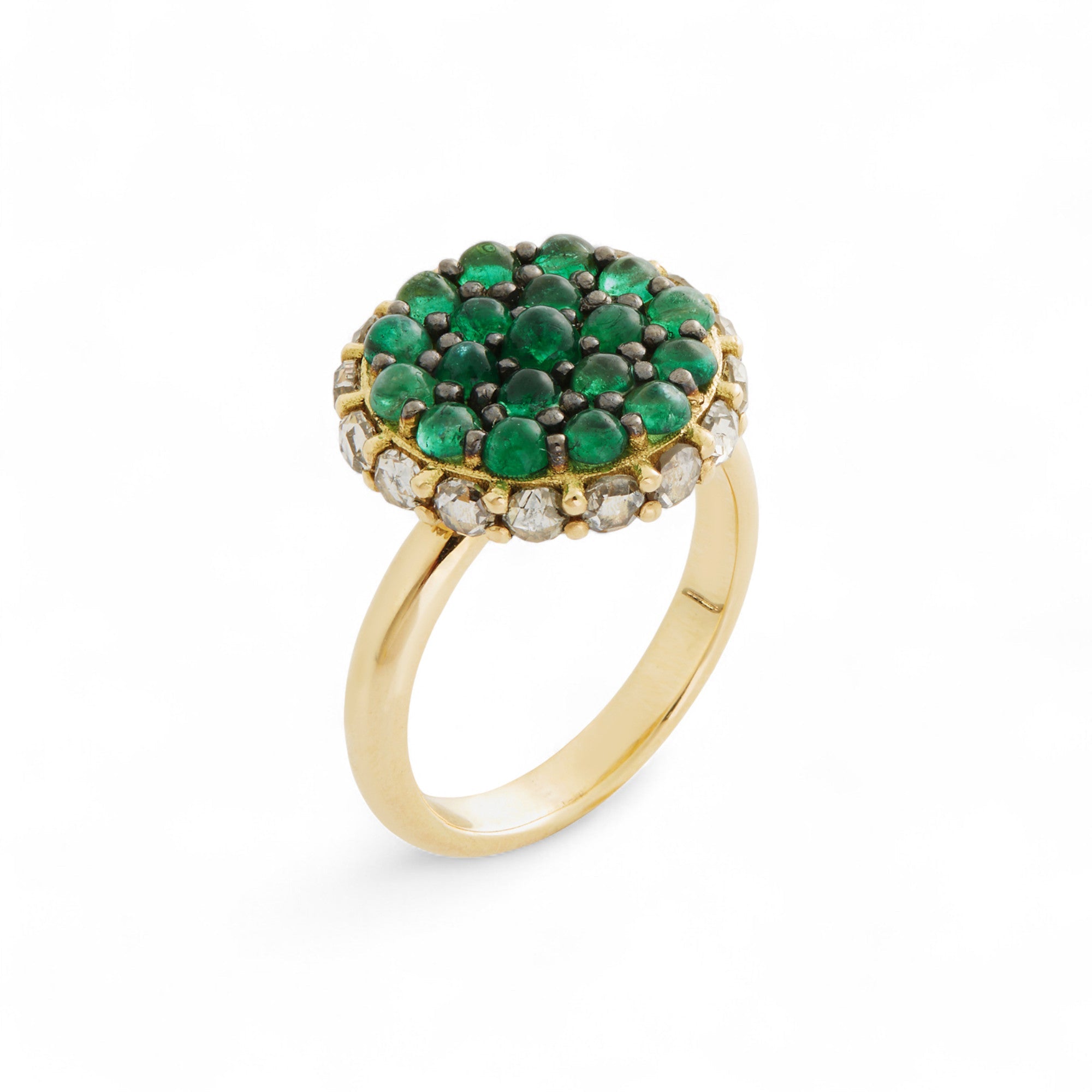 Emerald Spin Ring | Ileana Makri