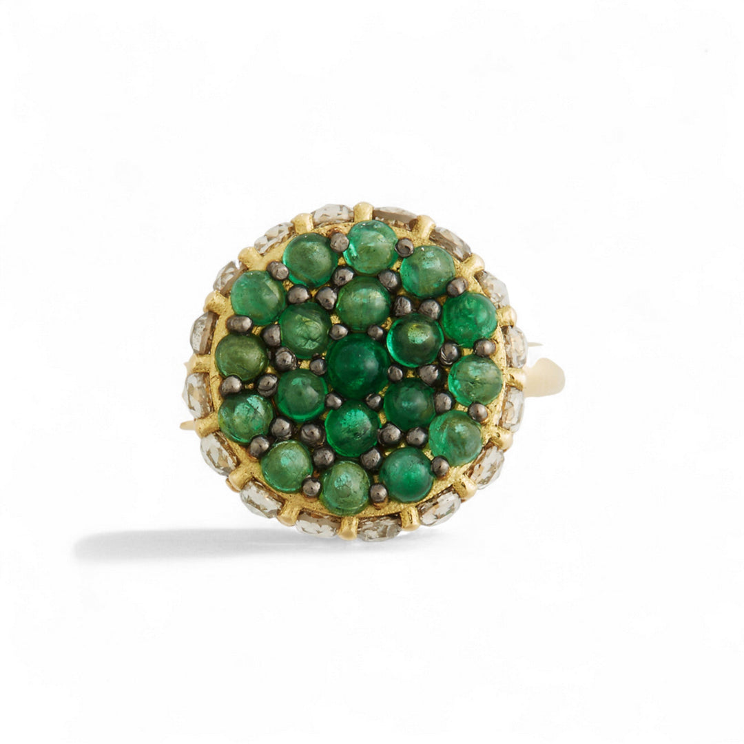 Emerald Spin Ring - Revolve - Ileana Makri
