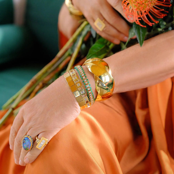 Emerald Streamflow Bracelet - Revolve - Ileana Makri
