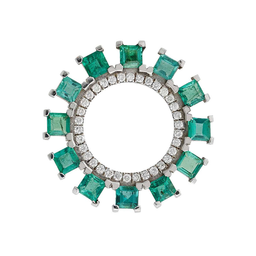 Emerald Sun Earrings Y - TTLB - Em - THE EDIT - Ileana Makri