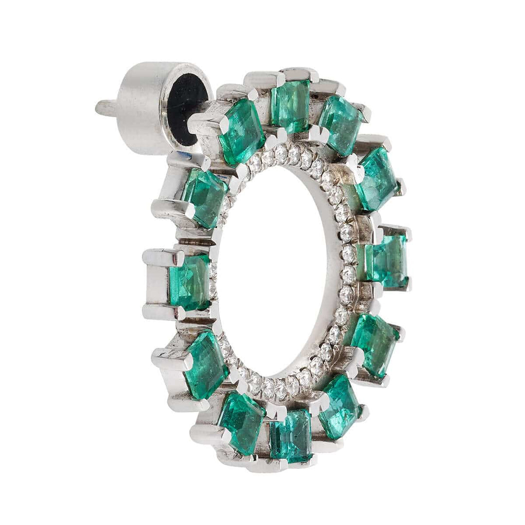 Emerald Sun Earrings Y - TTLB - Em - THE EDIT - Ileana Makri