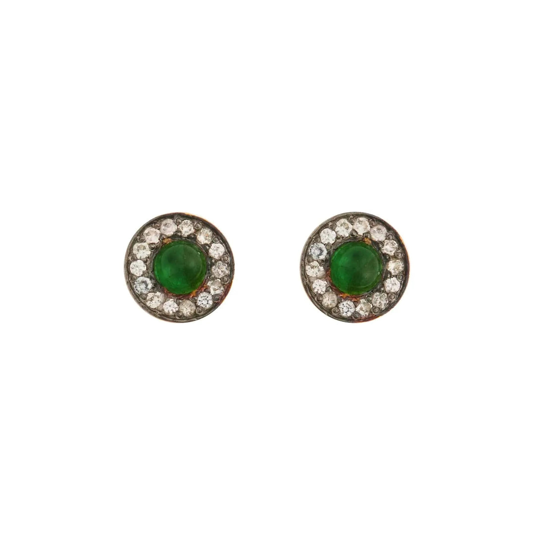 Emerald Sun Studs - Eye M Celestial - Ileana Makri