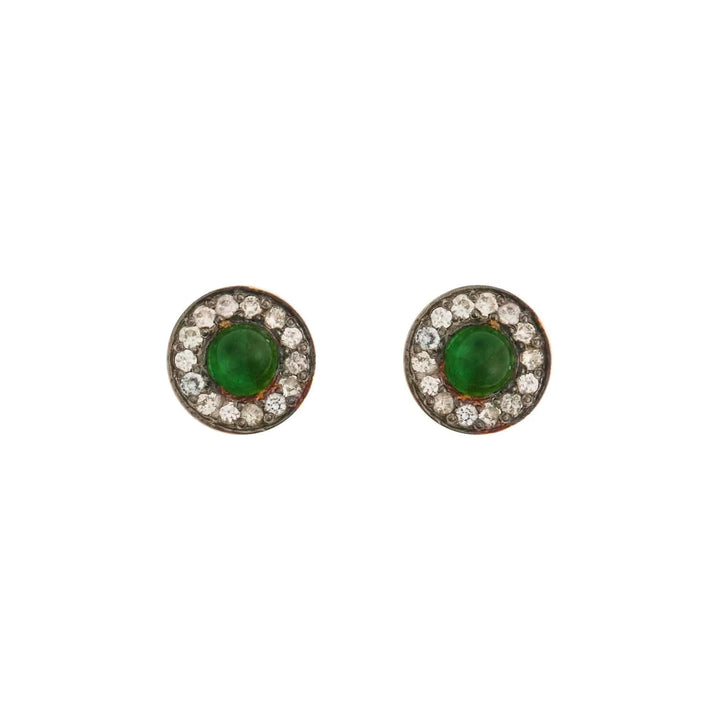 Emerald Sun Studs - Eye M Celestial - Ileana Makri
