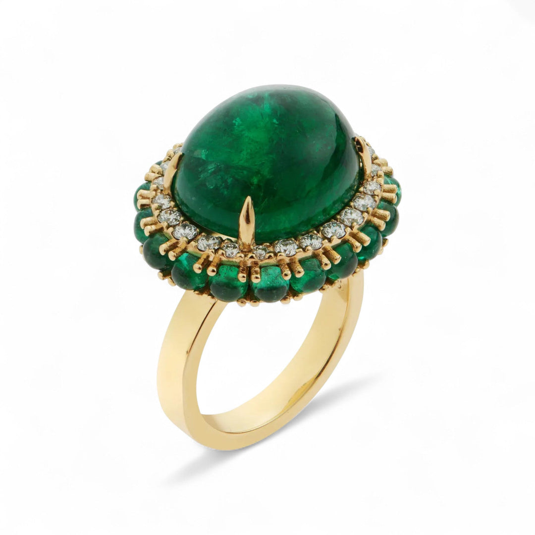 Emerald Symphony Ring - OAK - Archive - Ileana Makri