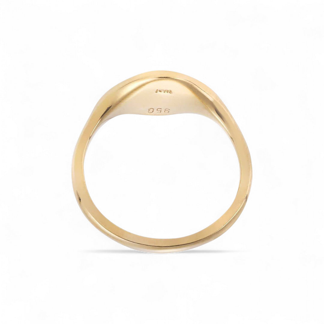 Enamel Cats Eye Ring