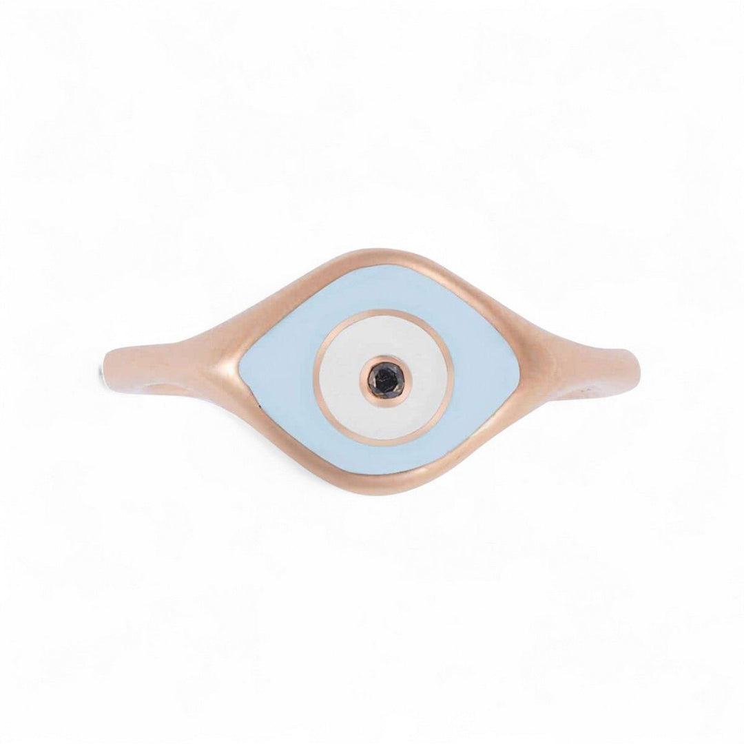 Enamel Cats Eye Ring RP - Eye M Eyes - Ileana Makri