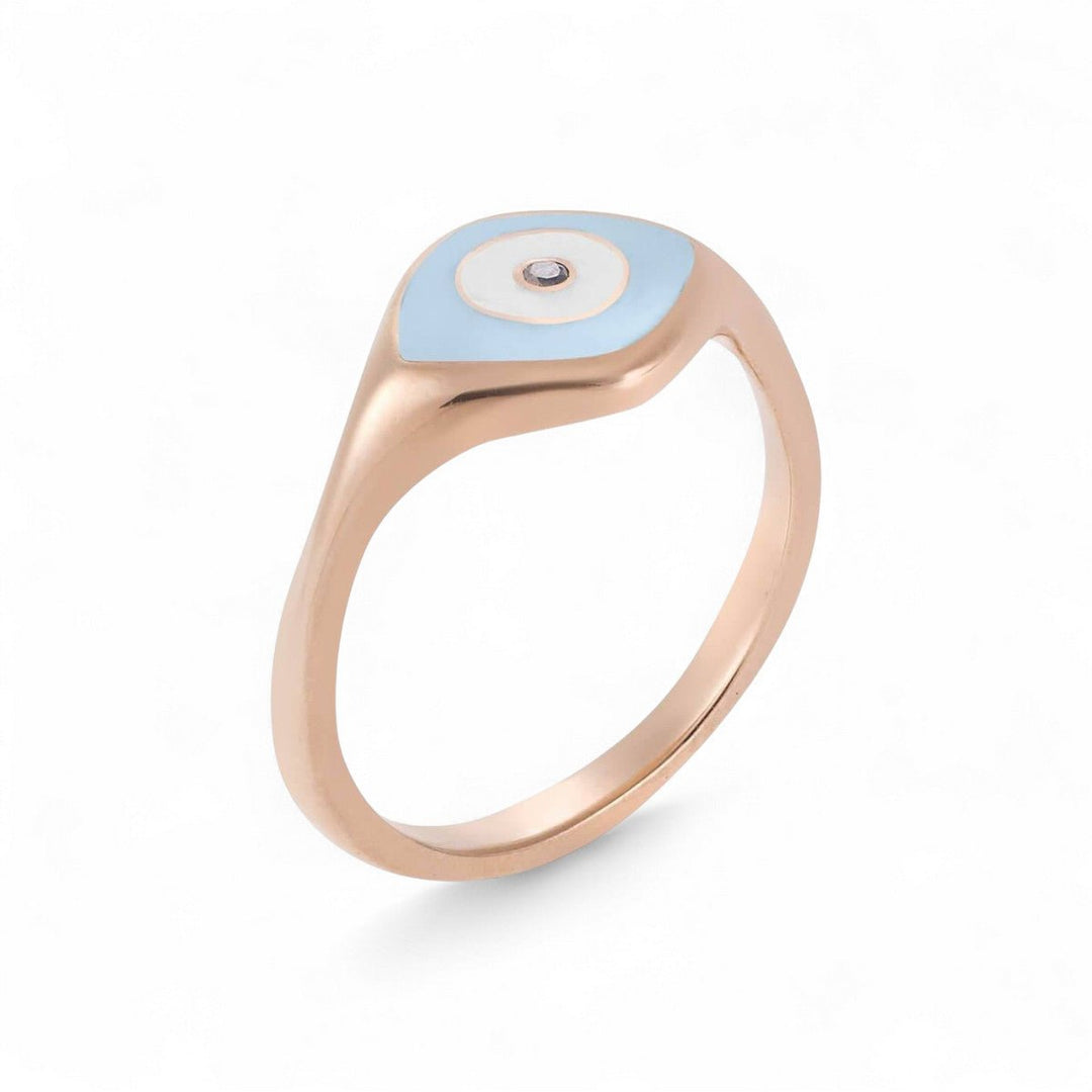 Enamel Cats Eye Ring RP - Eye M Eyes - Ileana Makri