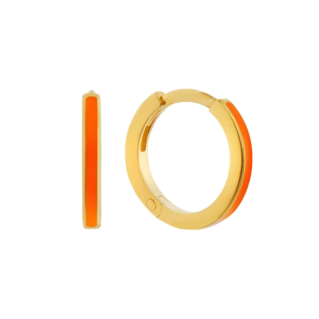 Enamel Hoops - Eye M Neon Rocks - Ileana Makri