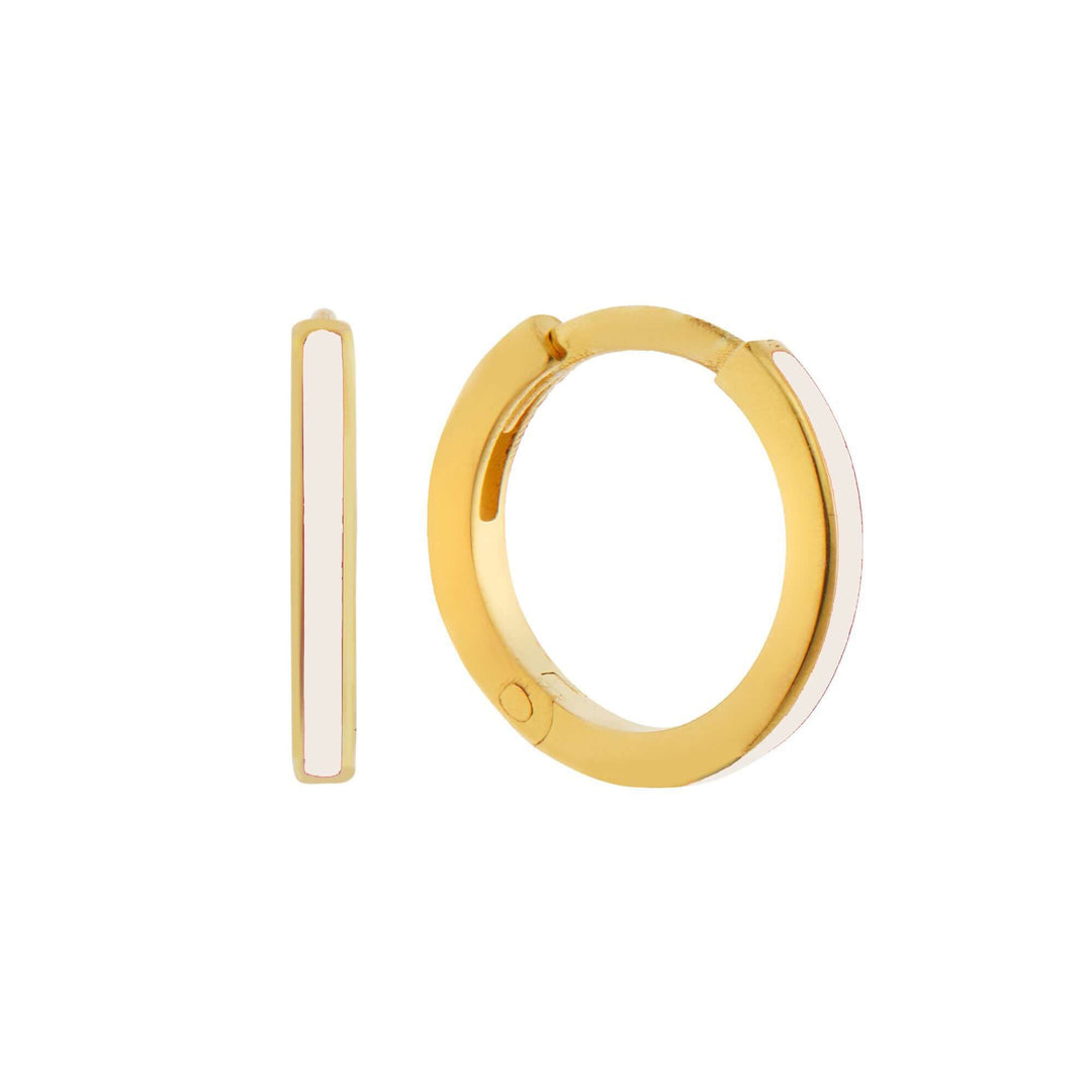 Enamel Hoops - Eye M Neon Rocks - Ileana Makri
