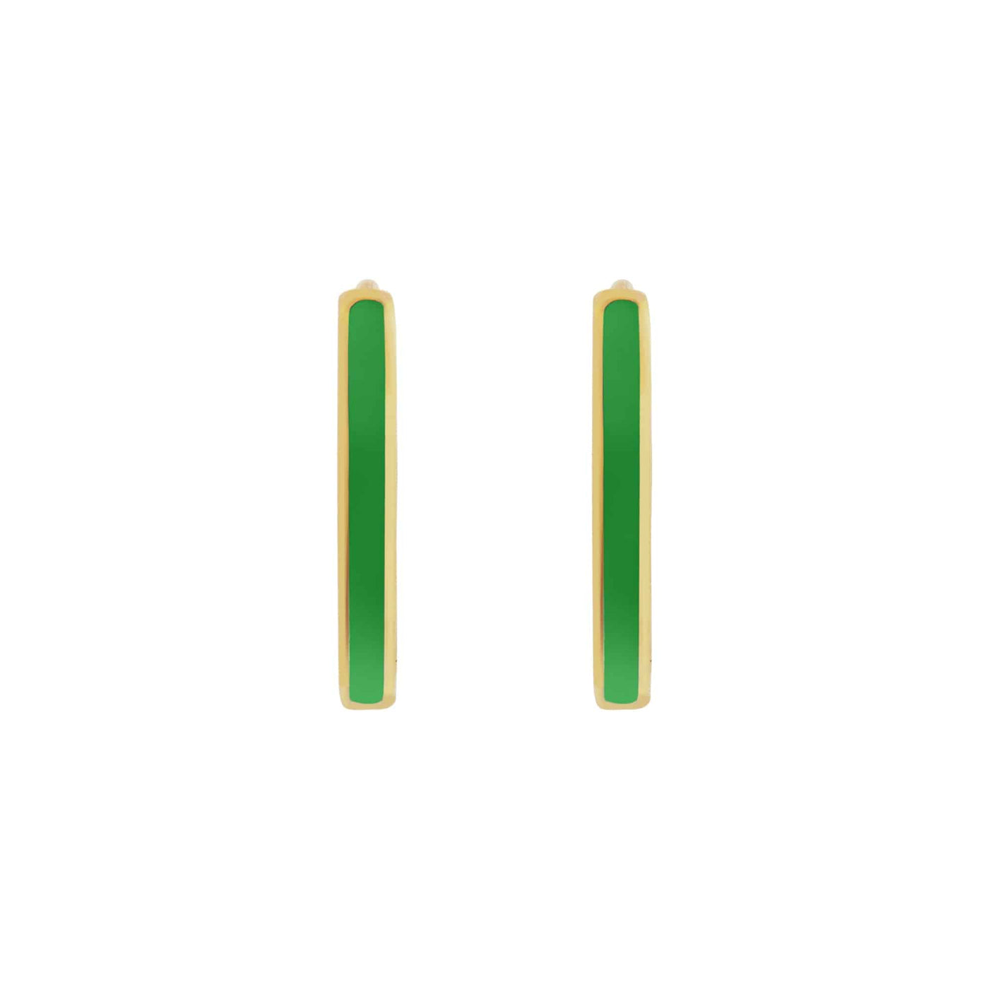 Enamel Hoops - Eye M Neon Rocks - Ileana Makri store