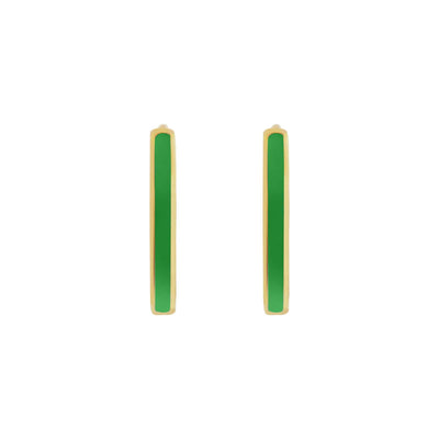 Enamel Hoops - Eye M Neon Rocks - Ileana Makri store