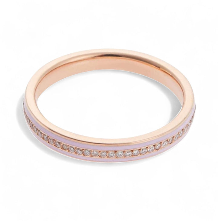 Enamel Thread Band P-D-Pink