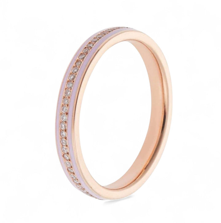 Enamel Thread Band P-D-Pink