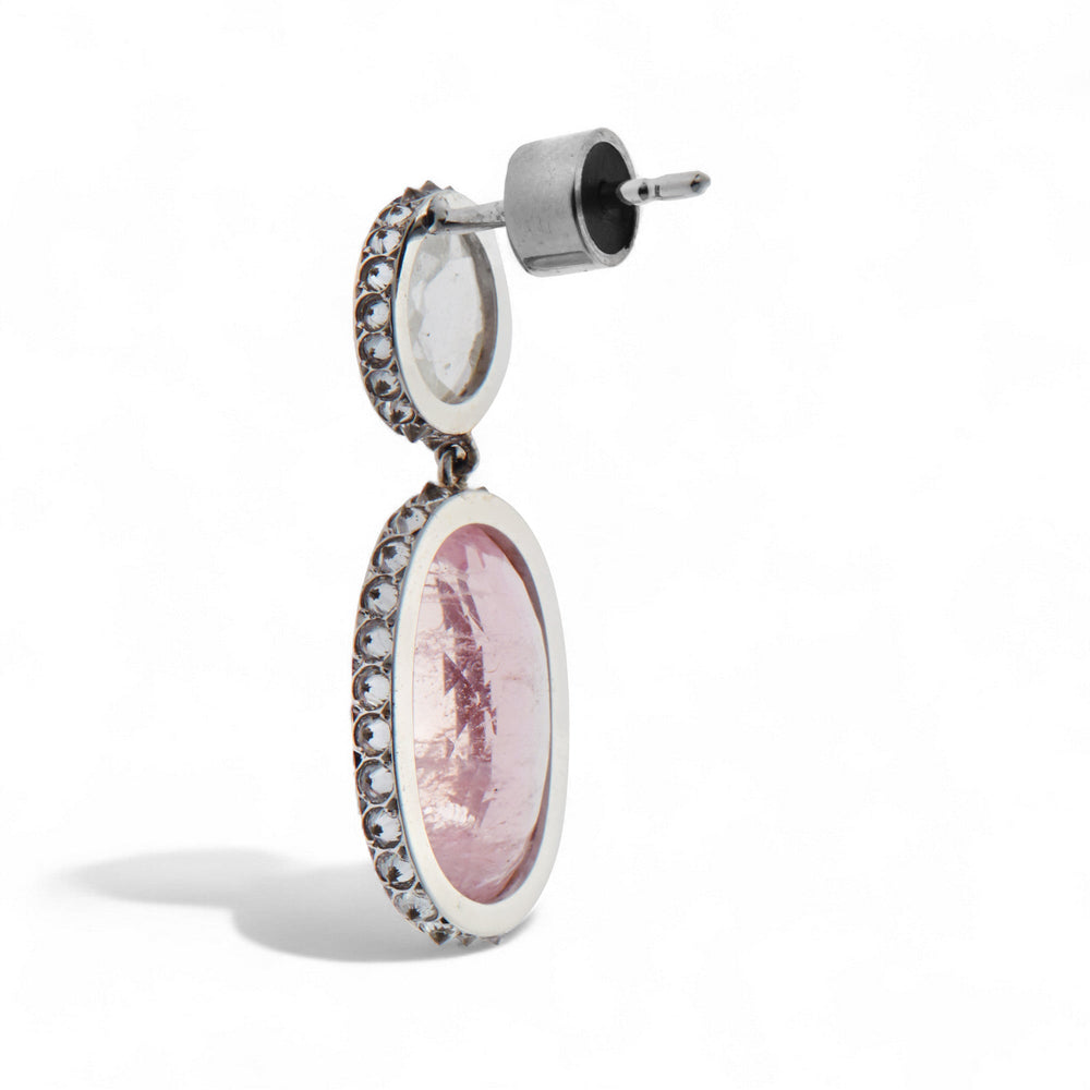 Ethereal Rose Diamond Earrings - OAK - Archive - Ileana Makri