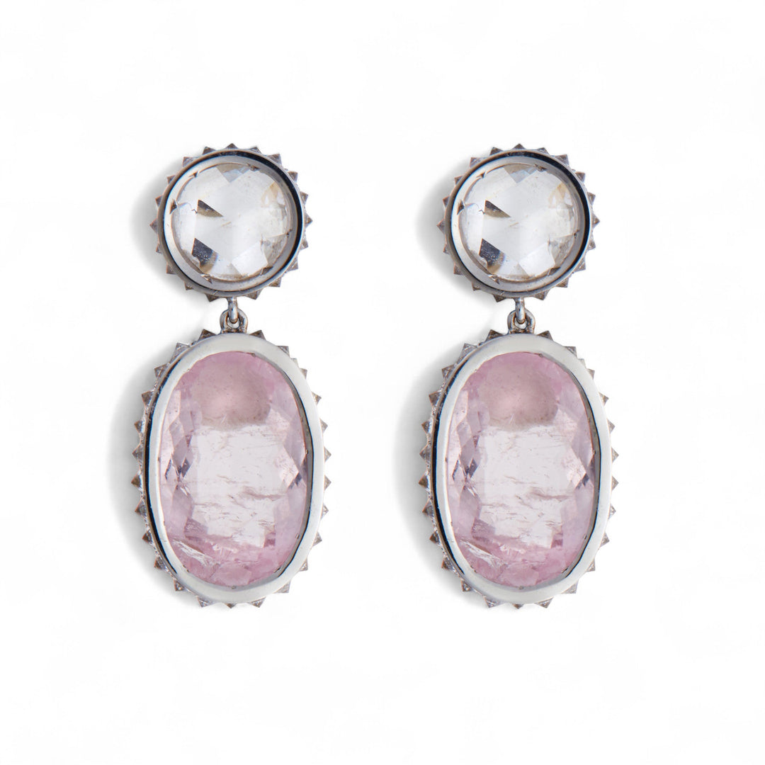 Ethereal Rose Diamond Earrings - OAK - Archive - Ileana Makri
