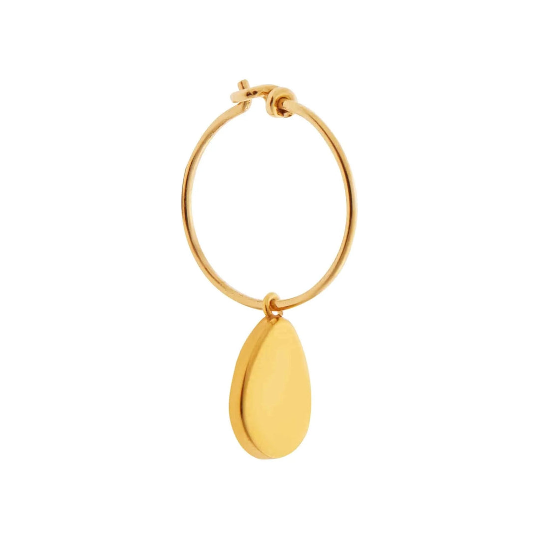 Evil Eye Teardrop Hoops - Eye M Eyes - Ileana Makri