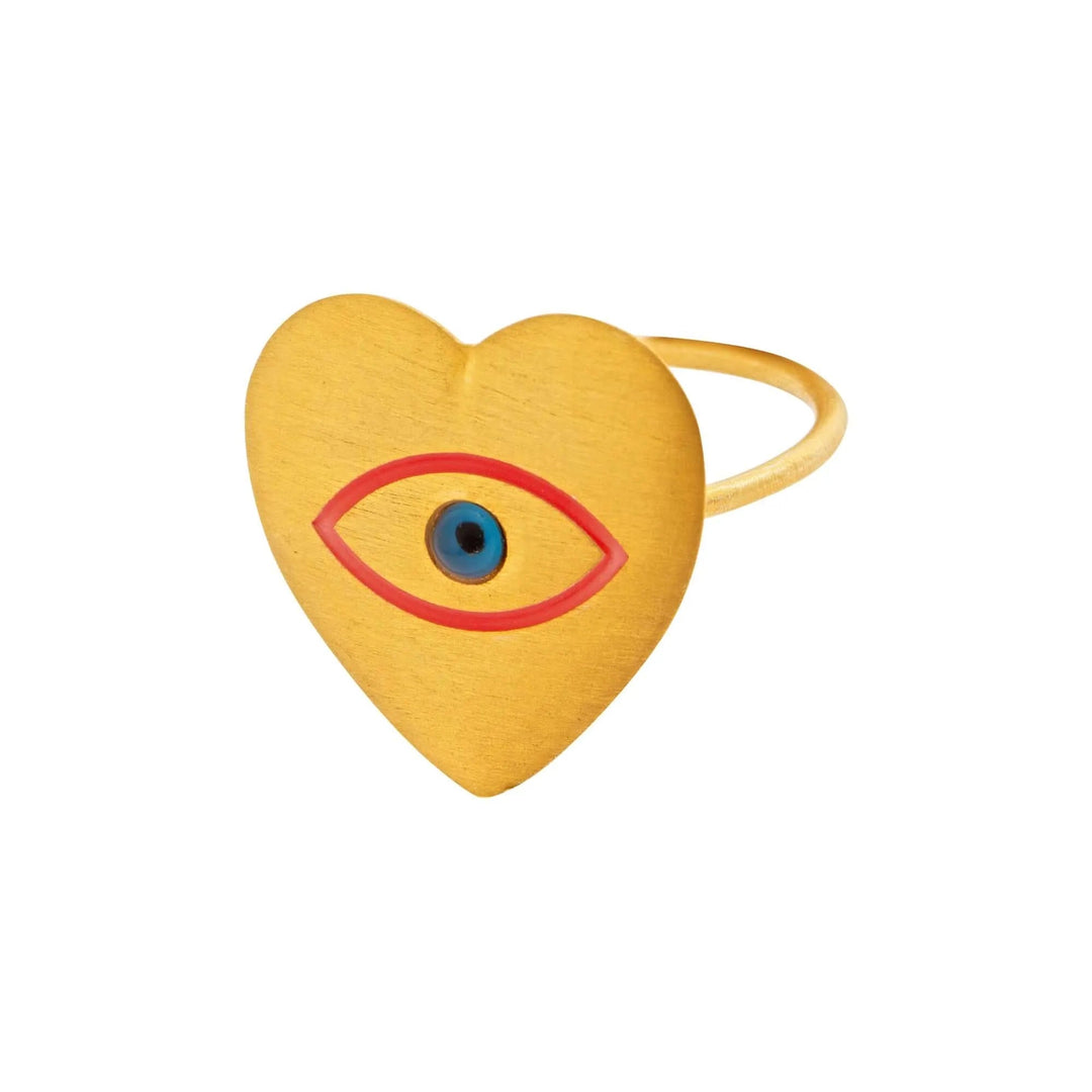 Eye Heart Neon Ring - Eye M Hearts - Ileana Makri