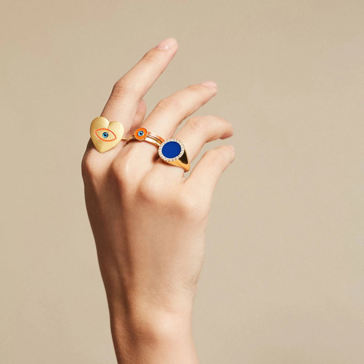 Eye Heart Neon Ring - Eye M Hearts - Ileana Makri