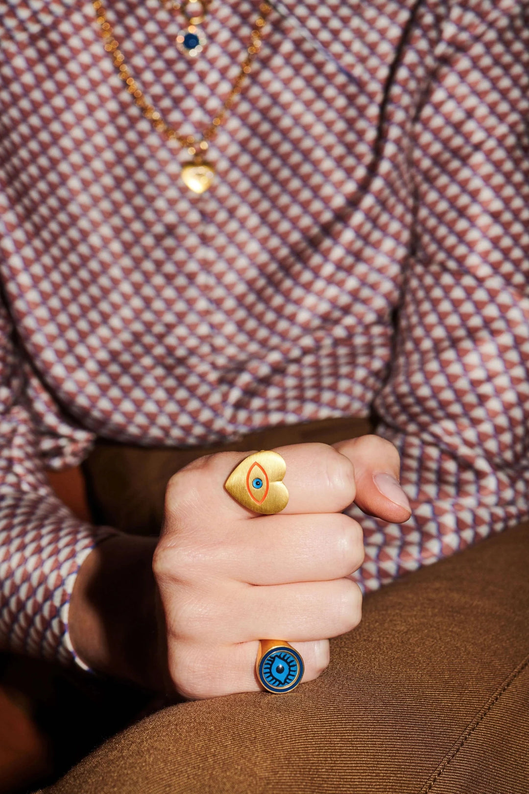 Eye Heart Rainbow Ring - Eye M Hearts - Ileana Makri