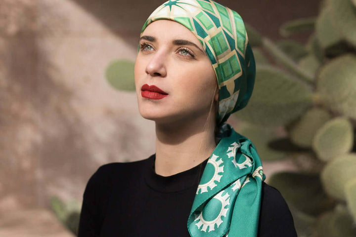 Eye Love Jewelry Silk Scarf - IM Accessories - Ileana Makri