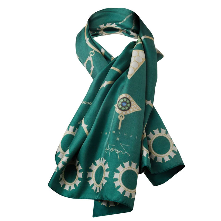 Eye Love Jewelry Silk Scarf - IM Accessories - Ileana Makri