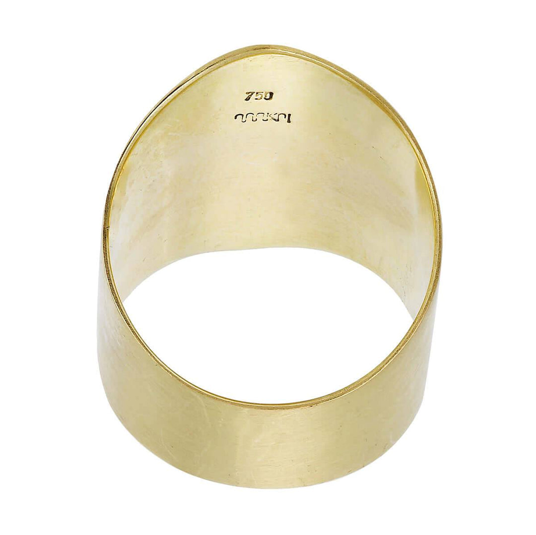Round Eye Shield Ring Y - EYE LOVE - Ileana Makri store
